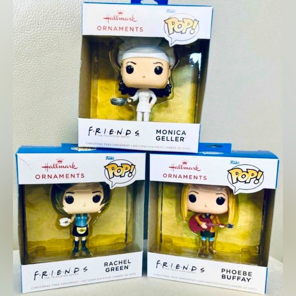 Funko Pop Christmas Ornaments Friends Set